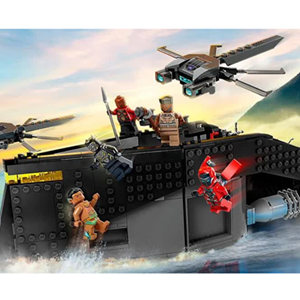 اسباب بازی لگو نبرد کشتی قهرمانان 545 قطعه مدل 77214 Black Panther Wakanda Forever_اسباب بازی لگو